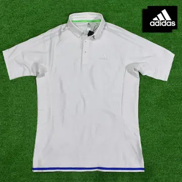 adidas/아디다스 골프 피케 셔츠 [ 화이트/L ] 새상품!