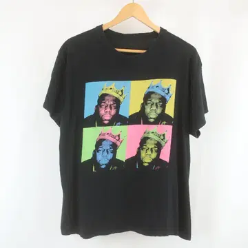 THE NOTORIOUS B.I.G 페이드 아티스트 티셔츠 구제 의류