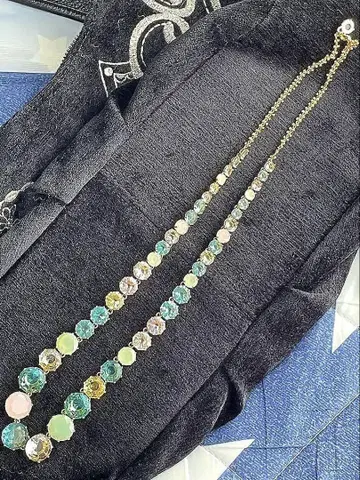레네레이드 디아몽티느 블루 아쿠아 아즈 롱 목걸이