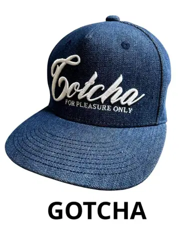 GOTCHA 갓차 데님 캡 데님 캡 모자
