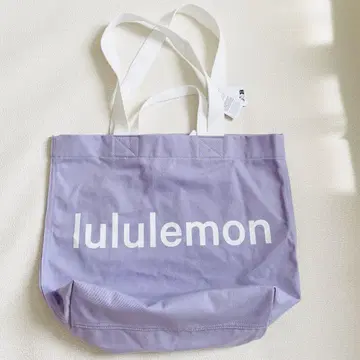 새상품급 lululemon 토트백 보라색 라벤더 2way 더블 핸들