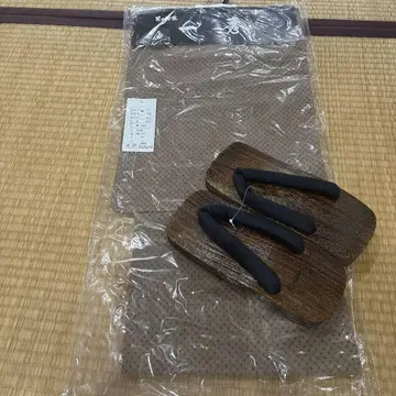 M 사이즈 조리 면 100% 브라운 계열