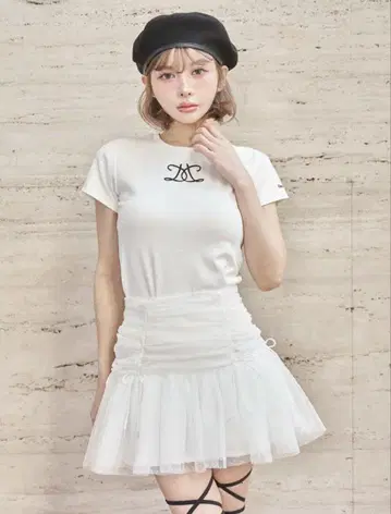 택 포함 새상품 Darich 다리치 자수 로고 T셔츠