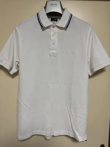Armani Jeans 화이트 피케 셔츠 S (XS)
