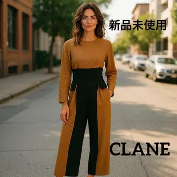 새상품 미사용 CLANE 점프수트 베이지 2 택 포함