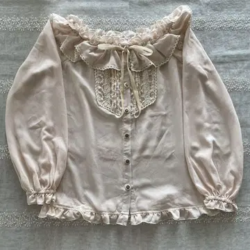 LIZ LISA 블라우스 핑크 베이지