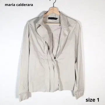 상태 좋음 maria calderara 마리아칼데라라 자켓 얇은 소재