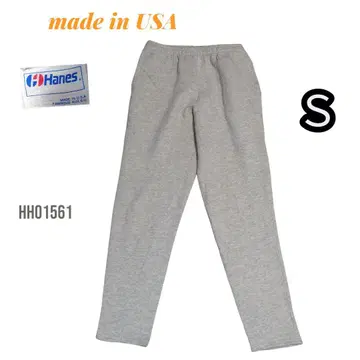 90년대 USA 제작 스웨트 팬츠 S 인심 73cm 그레이 포켓 부착