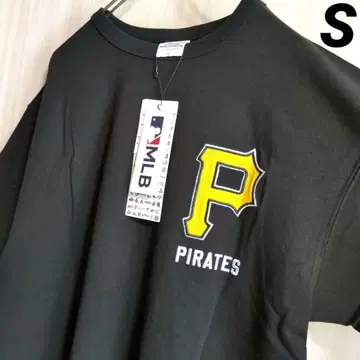 MLB 피츠버그 파이리츠 로고 자수 티셔츠 반팔 S