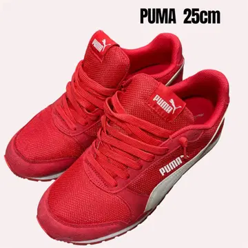 PUMA 스니커즈 25cm 레드
