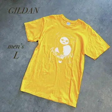 GILDAN / 팬더 티셔츠 US 구제 빈티지 남성용 M