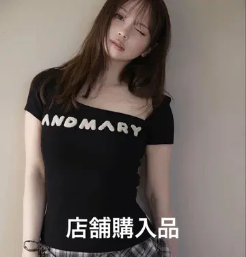 andmary Mary 로고 tops