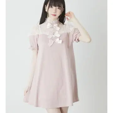 Ank Rouge 앙크루즈 하트 비쥬 리본 원피스