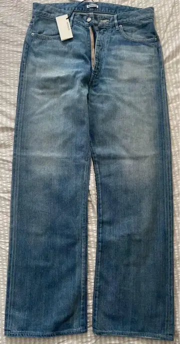 25SS AURALEE SELVEDGE FADED LIGHT DENIM