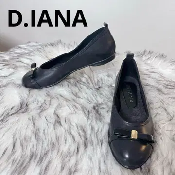 [컨디션 최상] DIANA 다이애나 [S] 러버 레인 슈즈 플랫 펌프스