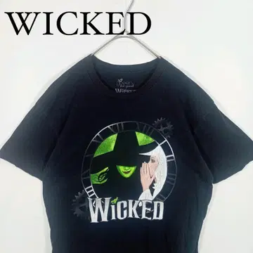 Wicked 위키드 그래픽 티셔츠 블랙 뮤지컬 영화
