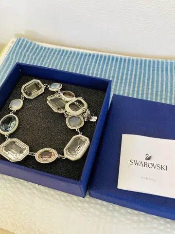 새상품급 Swarovski 멀티컬러 크리스탈 목걸이