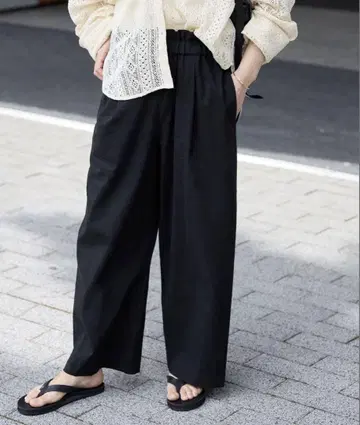 저널 스탠다드 워셔블 코튼 린넨 VIS 와이드 팬츠