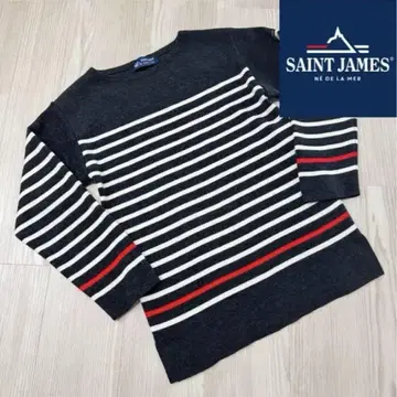 SAINT JAMES 스트라이프 스웨터 보더