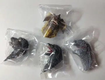 제일복권 고질라 대괴수열전G 몬스터 헤드 마그넷 (4종)