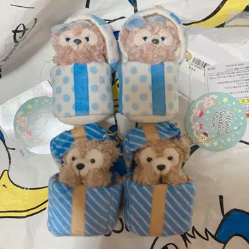 윈터 트윙클링 타운 크리스마스 봉제 인형 참 더피