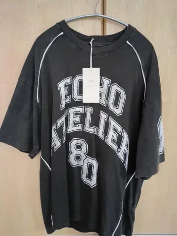 ECHO ATELIER 블랙 티셔츠 S