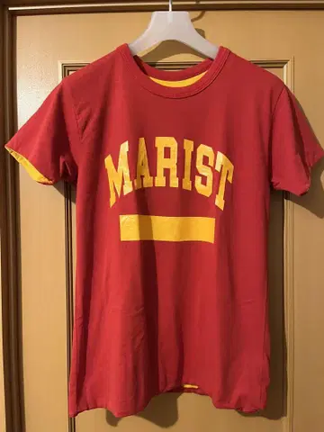80년대 챔피온 더블 페이스 M 빨간색 노랑 marist