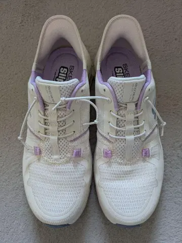 SKECHERS SLIP-INS 화이트/퍼플/슬립인즈
