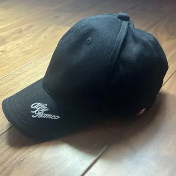 [새상품 미사용] 알파 로메오 블랙 캡 코튼 100%