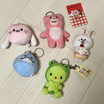 한국 LINEFRIENDS 코니 마시멜로 베리 고무 봉제 인형 마스코트