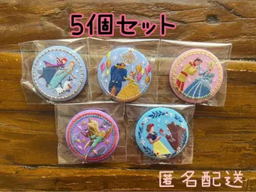 디즈니 자수 캔뱃지 5개 세트
