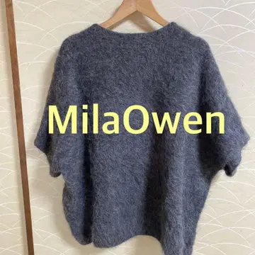 [오늘 한정 가격] MilaOwen 알파카 블렌드 프렌치 슬리브 니트
