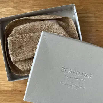 [새상품급] 마츄아하 104 BOXED HAT 7cm brim 57cm