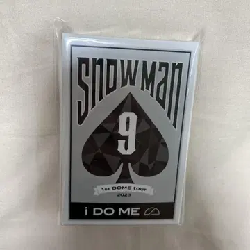 [미사용 새상품] Snow Man iDOME 돔 투어 2023 트럼프