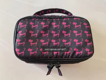 ARTISAN&ARTIST 아르티잔 & 아티스트 고양이 패턴 파우치