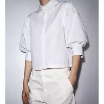 ZARA 자라 포플린 셔츠 M