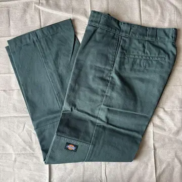 Dickies 더블니 워크 팬츠 그린