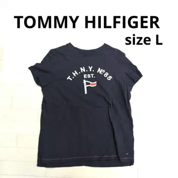 233 TOMMY HILFIGER 네이비 T셔츠 L