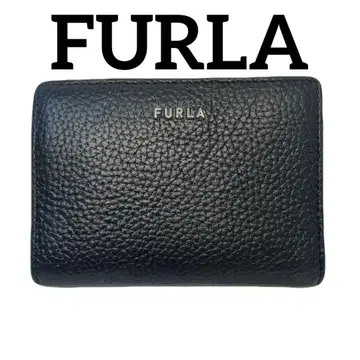 FURLA 블랙 접이식 지갑 수납 가방 포함