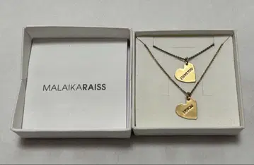 MALAIKARAISS 마라이카라이스 하트 참 2연 더블