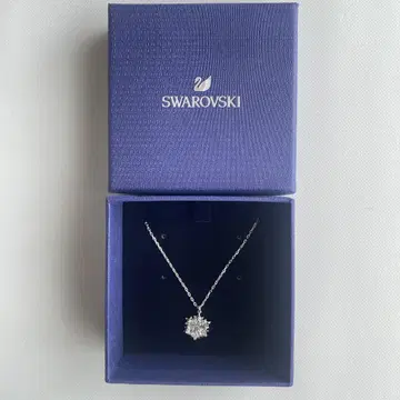 Swarovski Magic 눈송이 눈 결정 목걸이