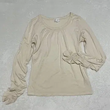 루니 셔링 상의 개더 티셔츠 위시코어 38