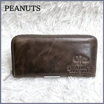 새상품 나다야 PEANUTS 스누피 장지갑 라운드 지퍼