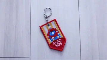 먁먁 와펜 키링 빨간색 레드 EXPO 2025 오사카 엑스포 한정