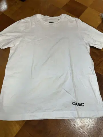 OAMC 화이트 티셔츠 GESAMTKUNSTWERK