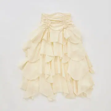 treaturself ribbon tiered long skirt