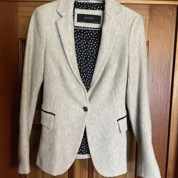 ZARA BASIC 그레이 테일러드 자켓