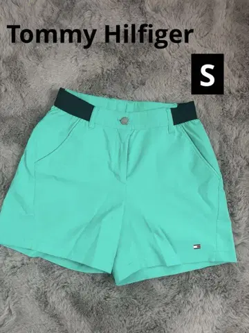 TOMMY HILFIGER 골프 팬츠 S 사이즈 민트 그린 타미