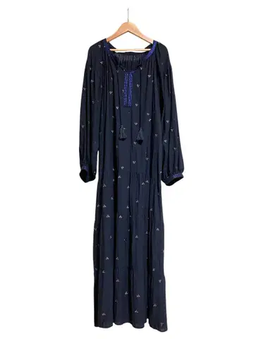 202S/S 이번 시즌 완판 B.C STOCK 플라워 자수 원피스 네이비