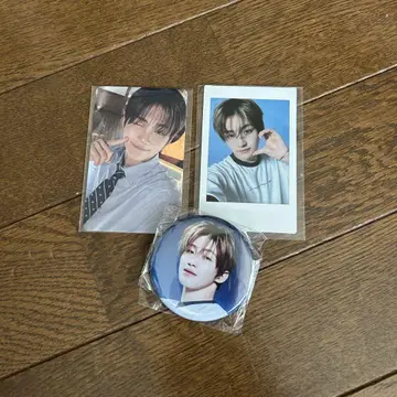 TWS 처음 뵙겠습니다 POPUP 캔뱃지 트레이딩 카드 폴라로이드 지훈